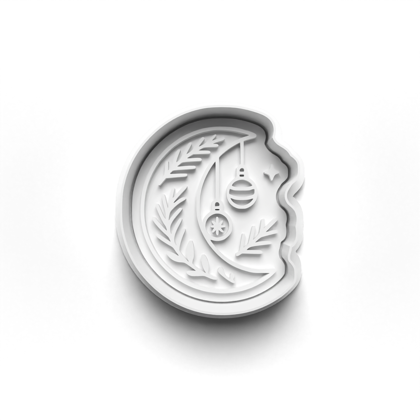 Christmas Moon Cookie Cutter