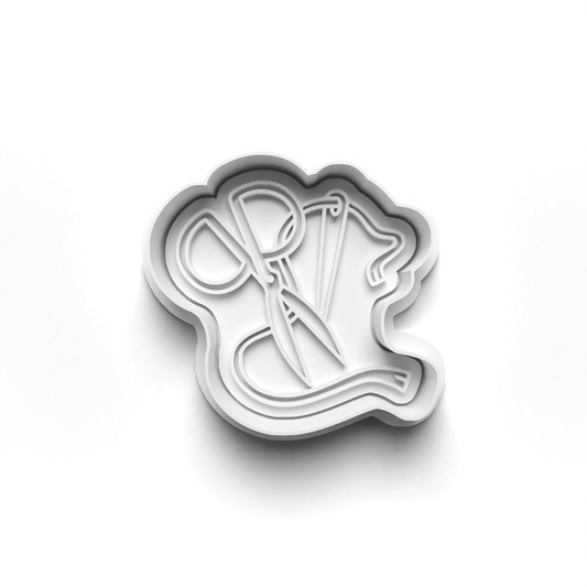 Scissors and Needle Cookie Cutter
