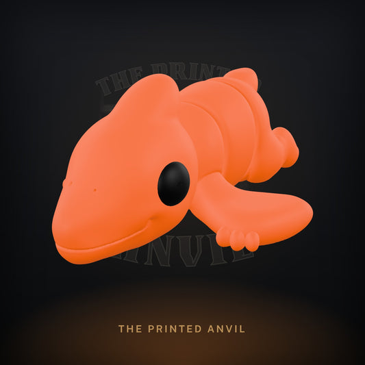 Baby Pterodactyl 3D render in Orange and Black