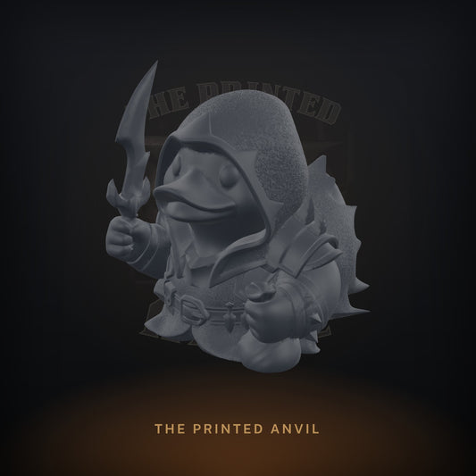 Rogue Ducky 3D render in Gray